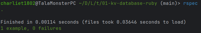 Test passing