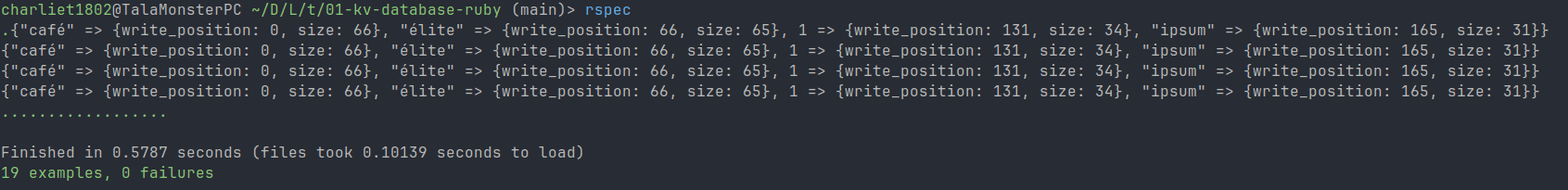 Get test passes after encoding key